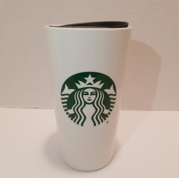 Starbucks Kitchen Starbucks Double Wall Ceramic Tumbler 2 Oz White
